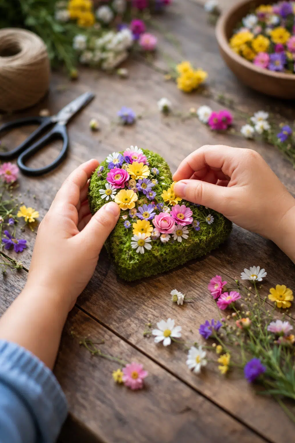 Atelier art floral enfant