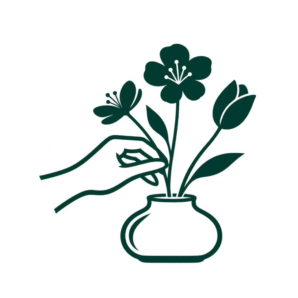 pictogramme atelier art floral